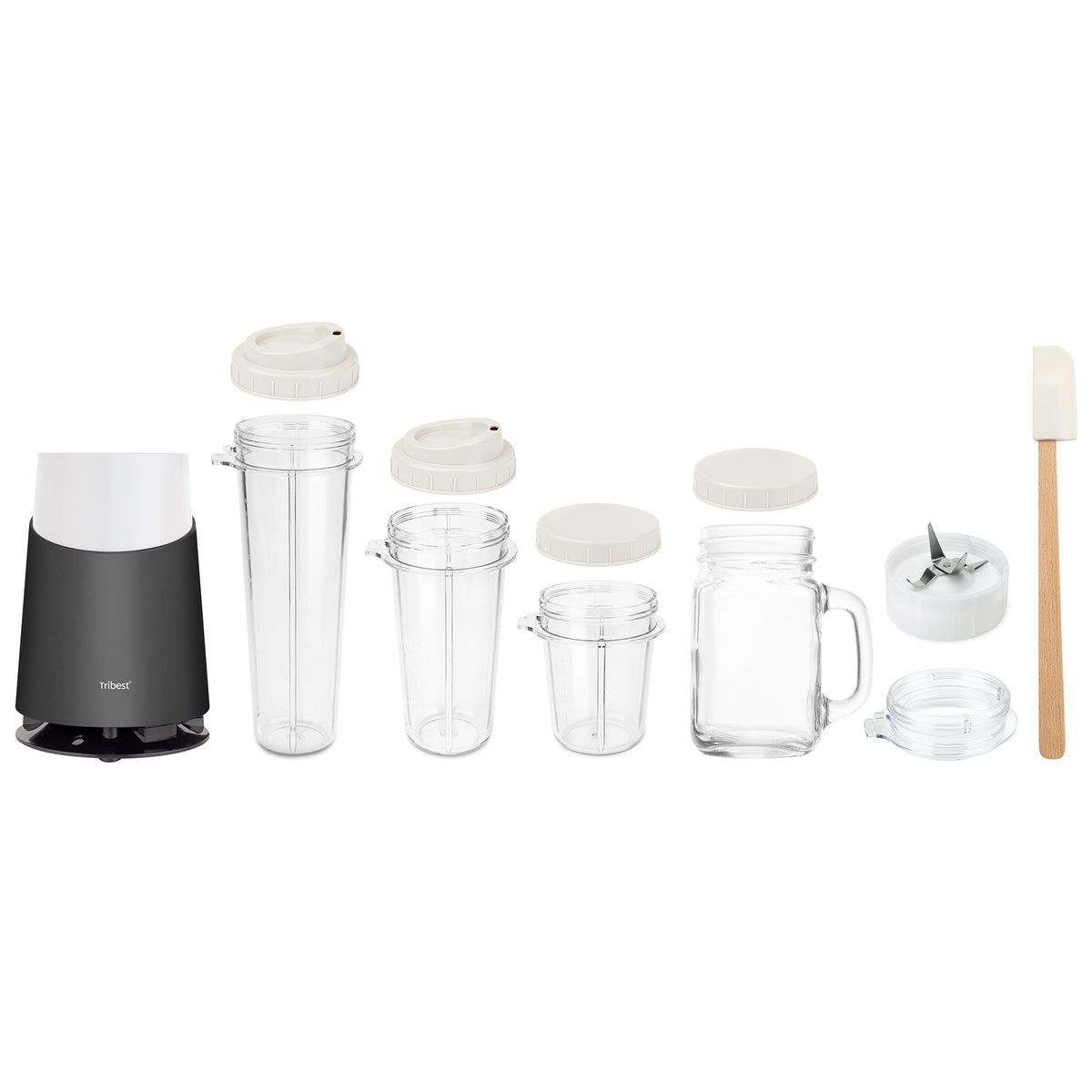 Tribest Personal Blender II - Glass Mason Jar Ready