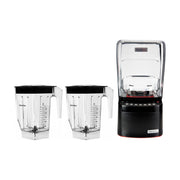 Blendtec Stealth 885 On Counter with 2 Ultra Jars