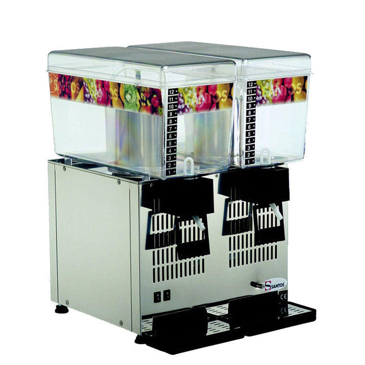 Santos 1, 2 & 3 Cold Drink Dispenser - SANTOS #34 - 2 x 12 Litre Bowl