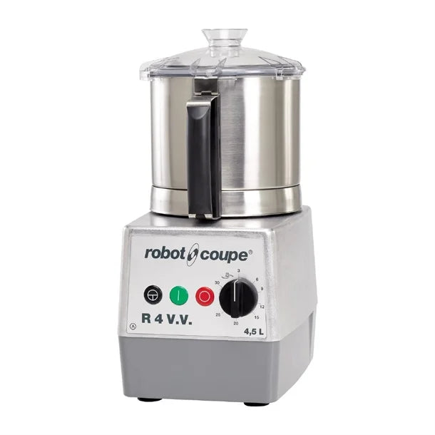 Robot Coupe Table Top Cutter Mixer - 4.5L Stainless Bowl - Variable Speed - R4 V.V.