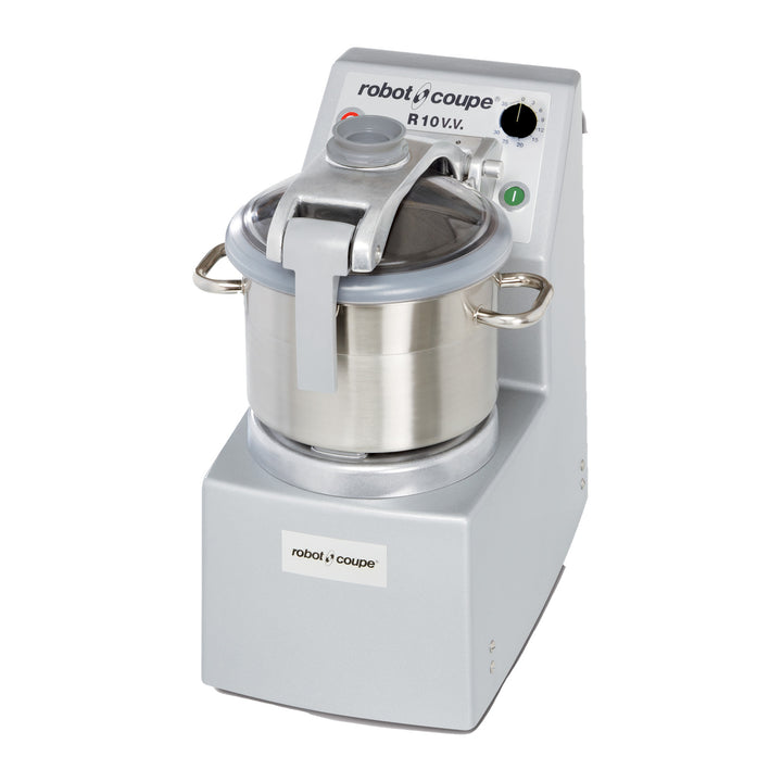 Robot Coupe Table Top Cutter Mixer - 11.5L Stainless Steel Bowl - Variable Speed - R10 V.V.